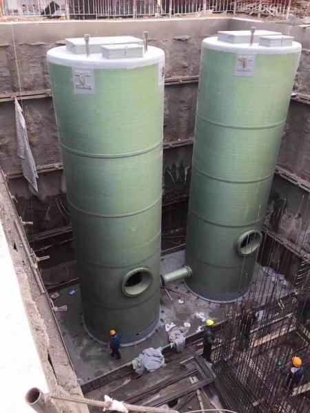 梁平县重庆OPPO智能生态科技园安装一体化污水提升泵