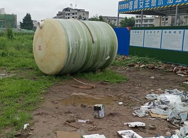 梁平县遂宁船山区10立方玻璃钢化粪池项目